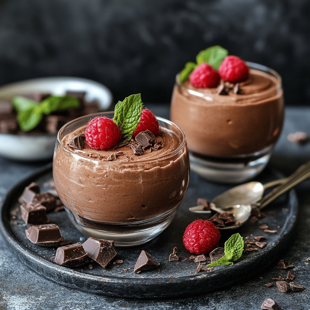 Mousse au chocolat facile