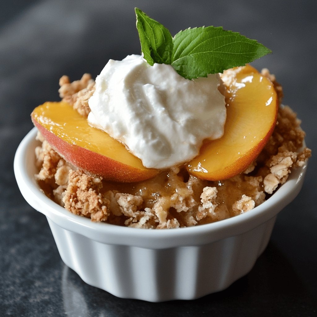 Classic Peach Crisp