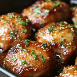 Honey Garlic Chicken Thighs