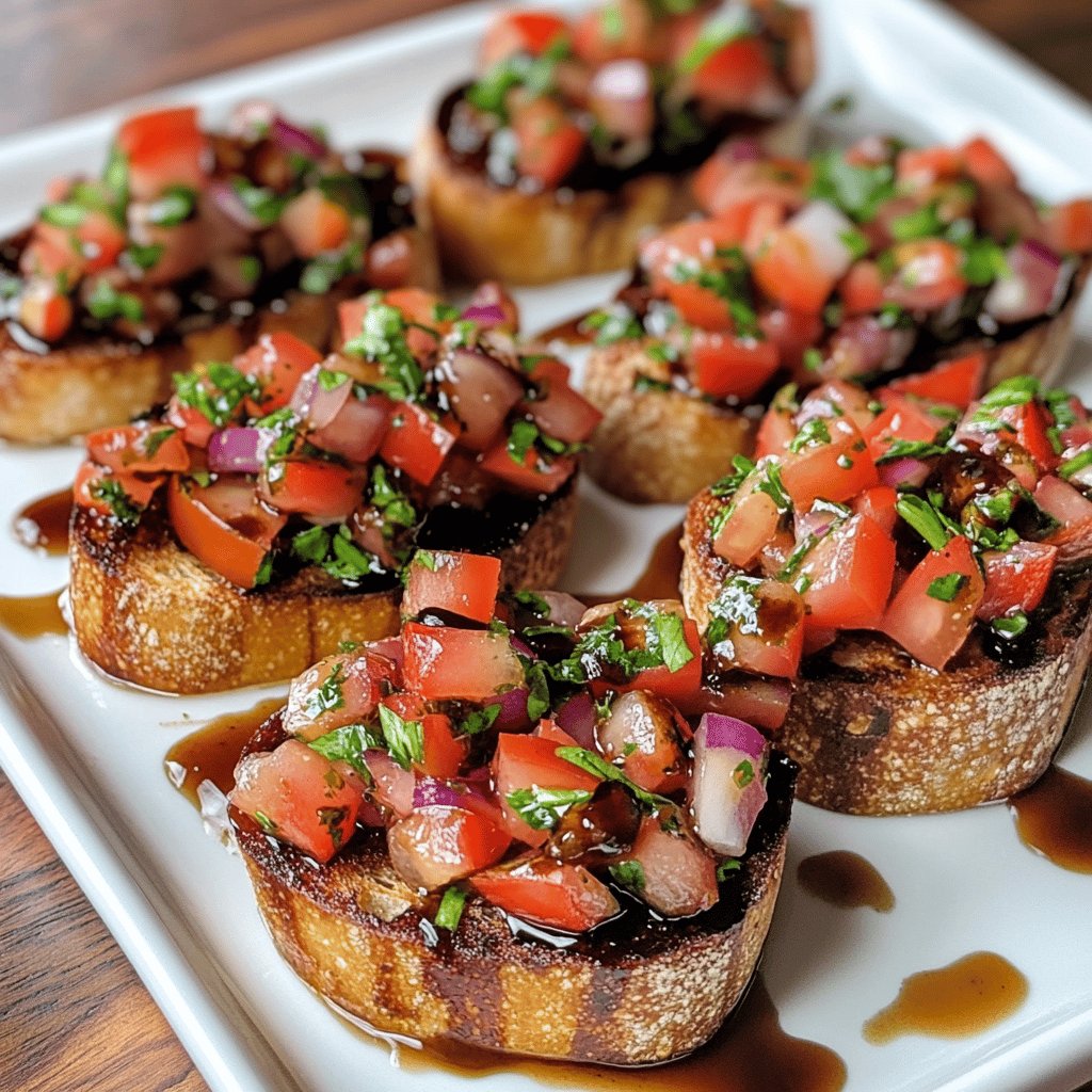 Balsamic Bruschetta Delight