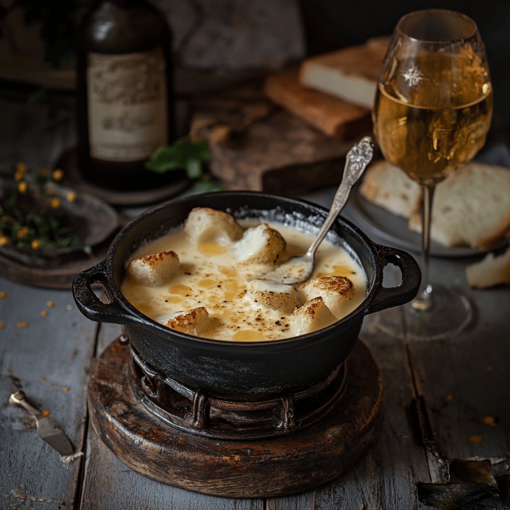 Fondue de poireaux crémeuse