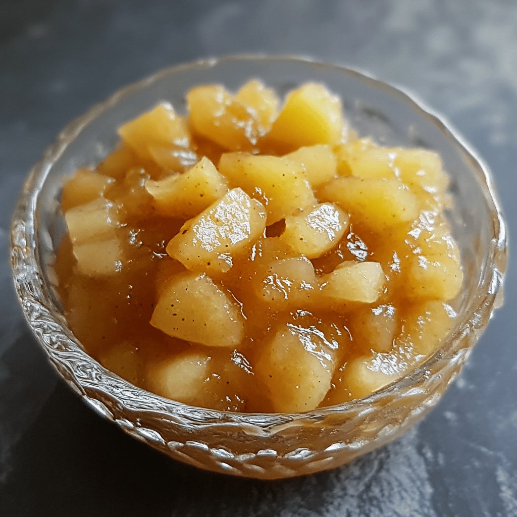 Compote de pomme maison