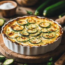 Flan de courgettes maison