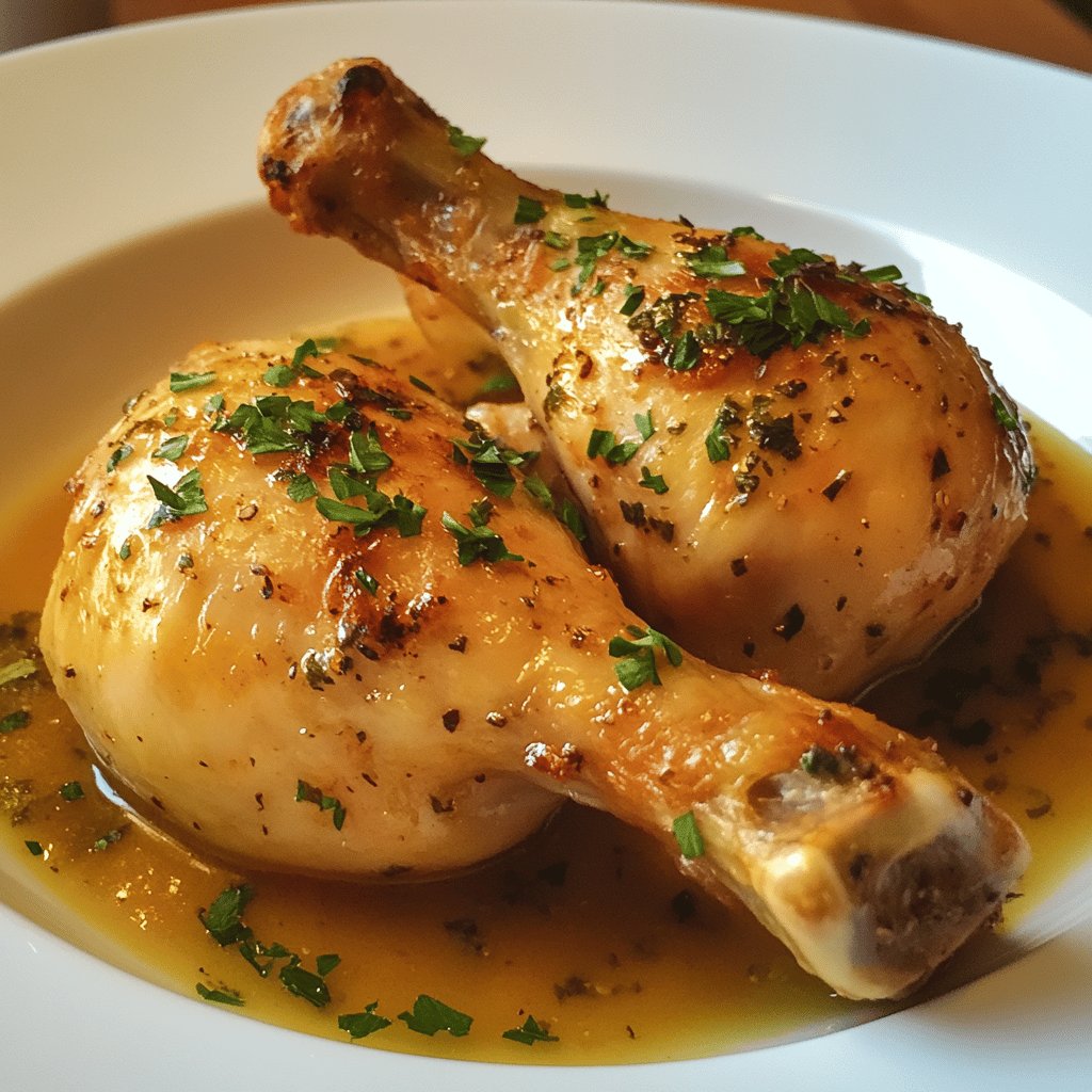 Poulet au four simple et savoureux