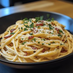 Pâtes carbonara à la française