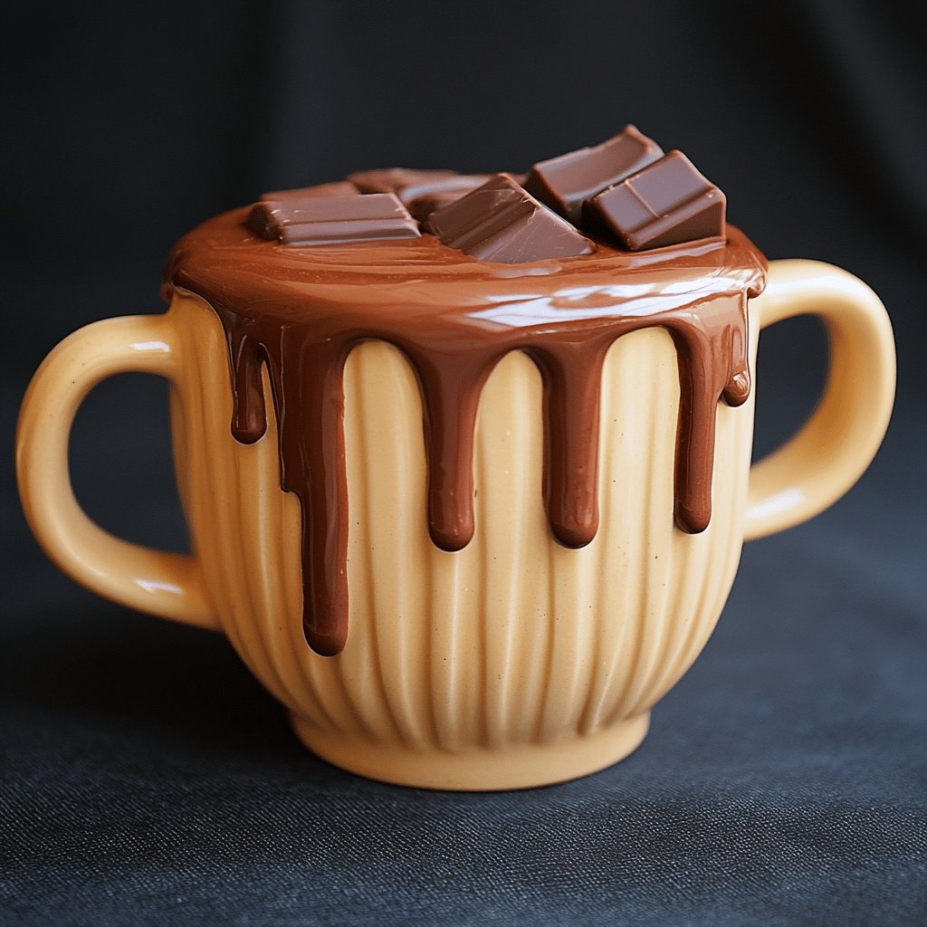 Mug Cake Fondant au Chocolat