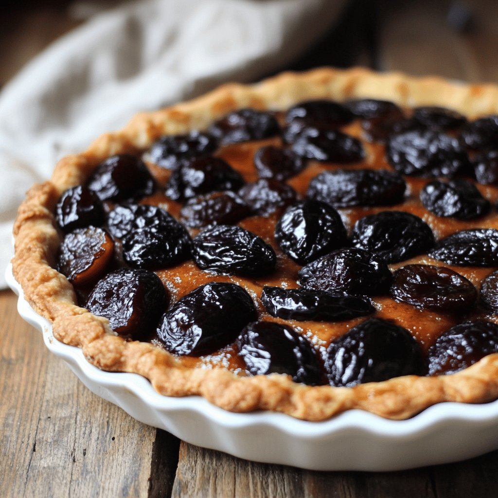 Tarte aux prunes facile