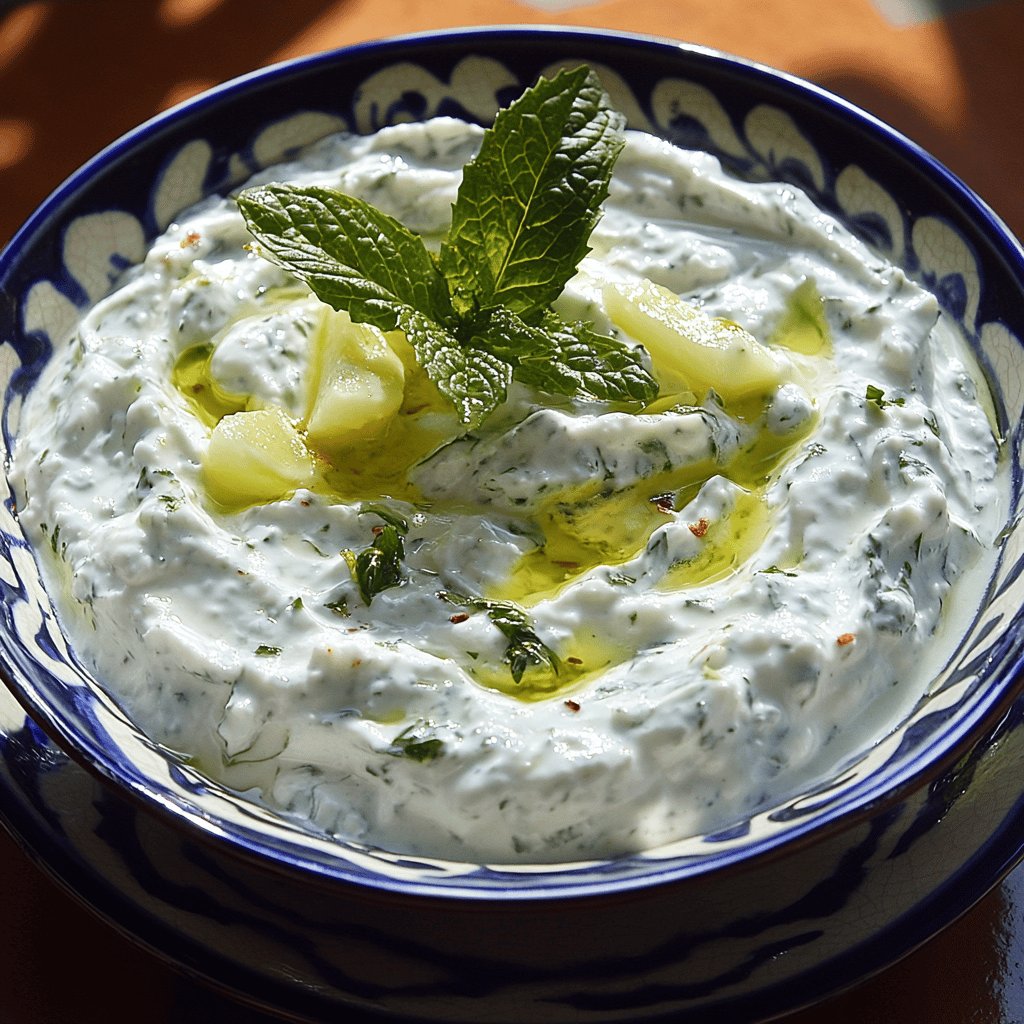 Tzatziki grec traditionnel