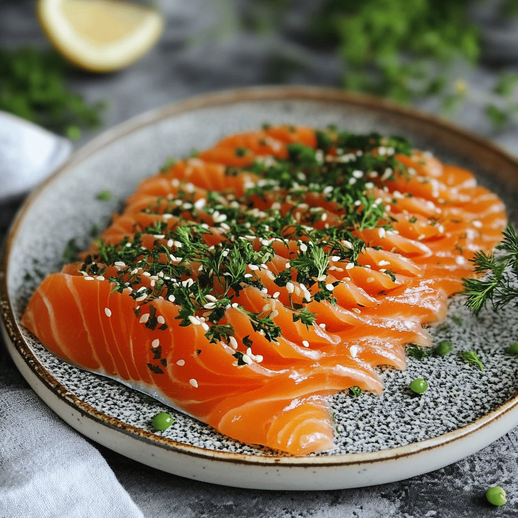 Saumon Gravlax Facile