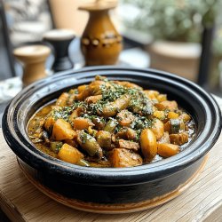 Tajine traditionnel marocain