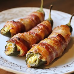 Bacon-Wrapped Jalapeño Poppers