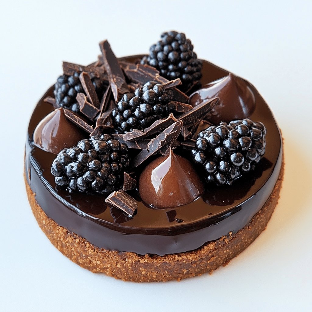 Tarte au chocolat noir