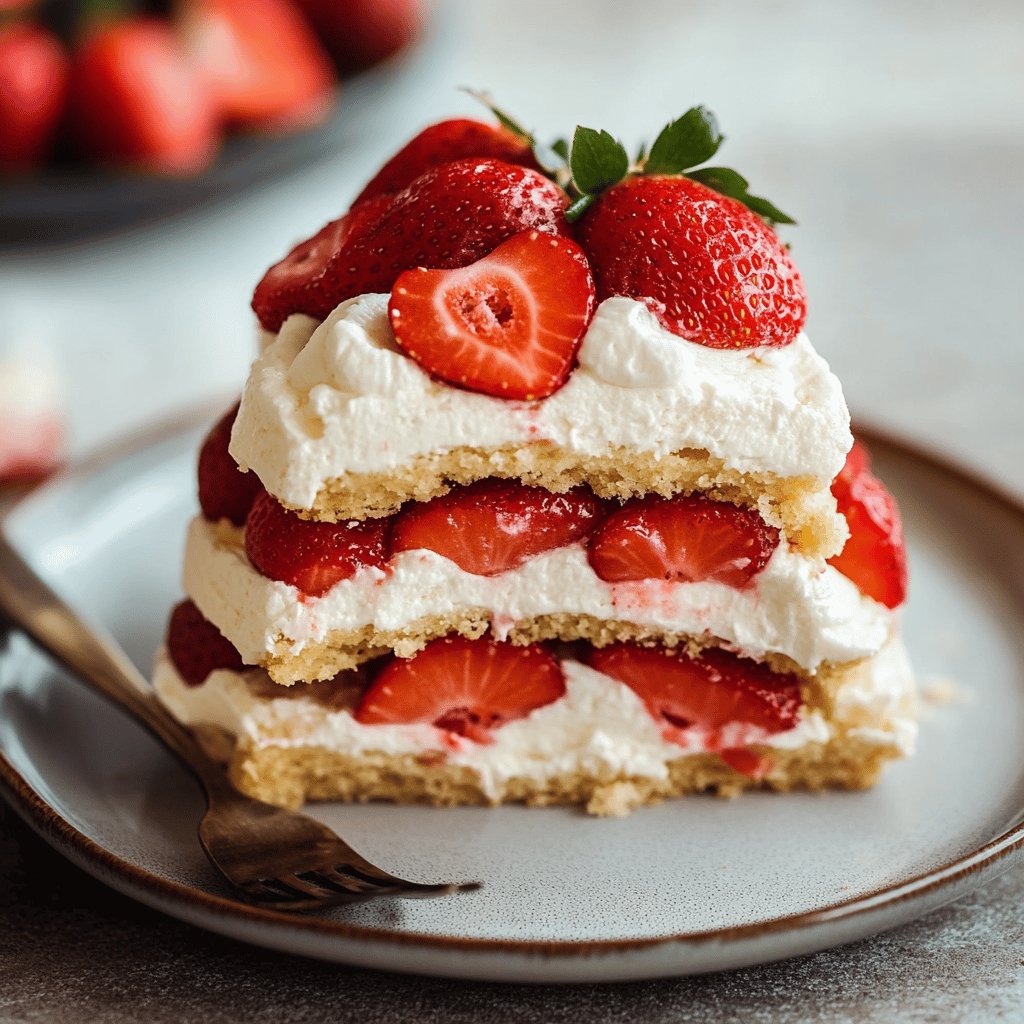 Simple Strawberry Shortcake