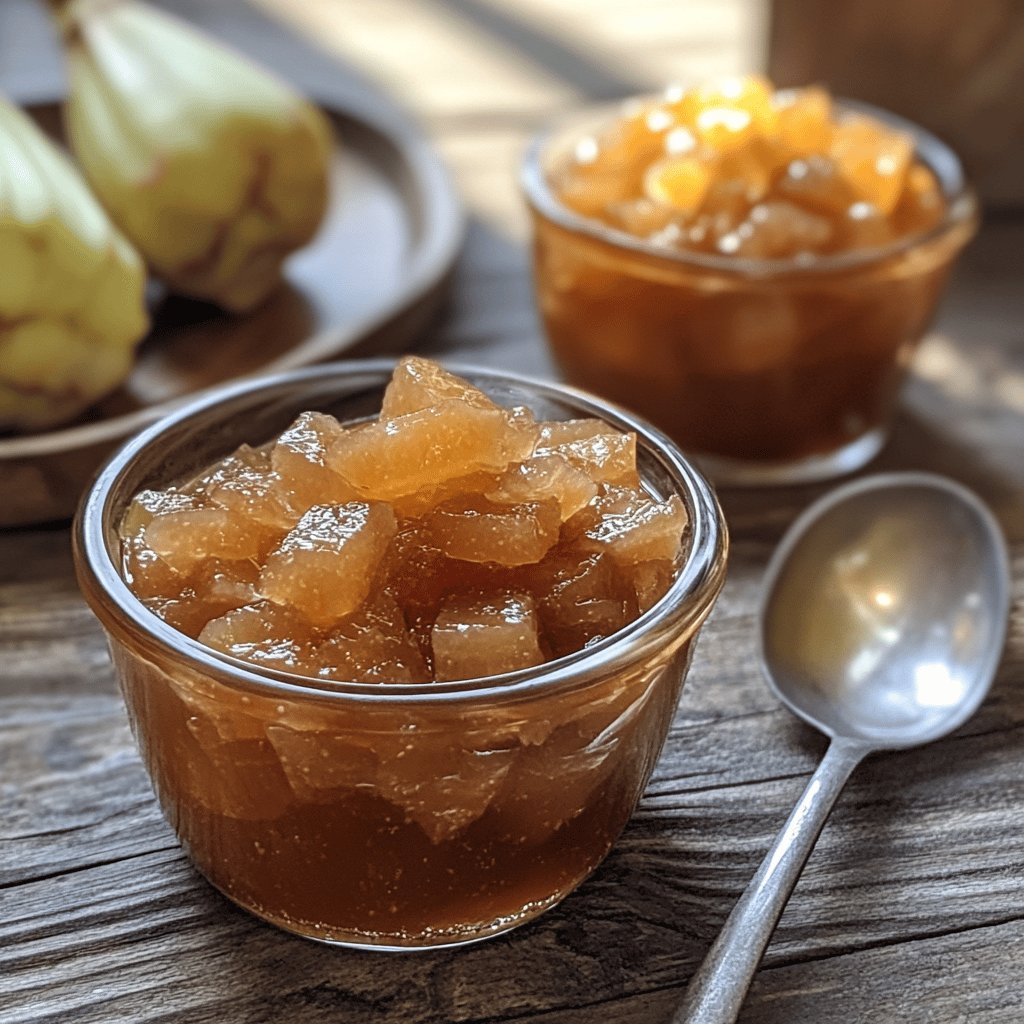 Confiture de rhubarbe maison