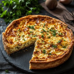 Quiche aux poireaux facile