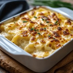 Gratin de pâtes moelleux et économique