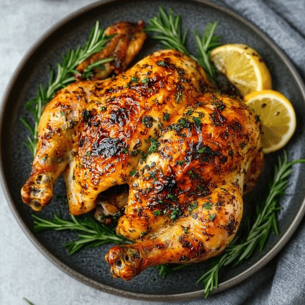 Roasted Spatchcock Chicken