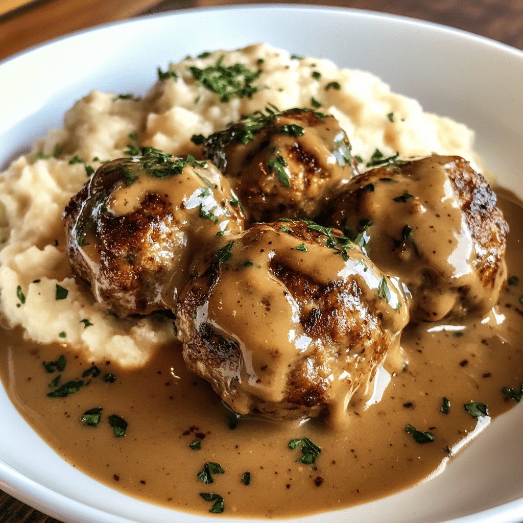 Swedish Meatballs with Gravy