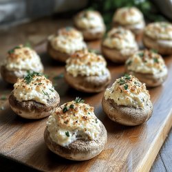 Stuffed Cream Cheese Mushrooms