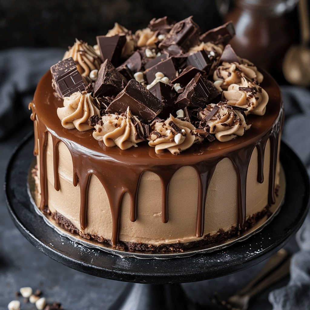 Decadent Chocolate Caramel Cake