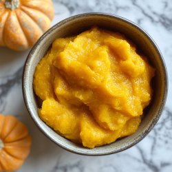 Purée de courge butternut