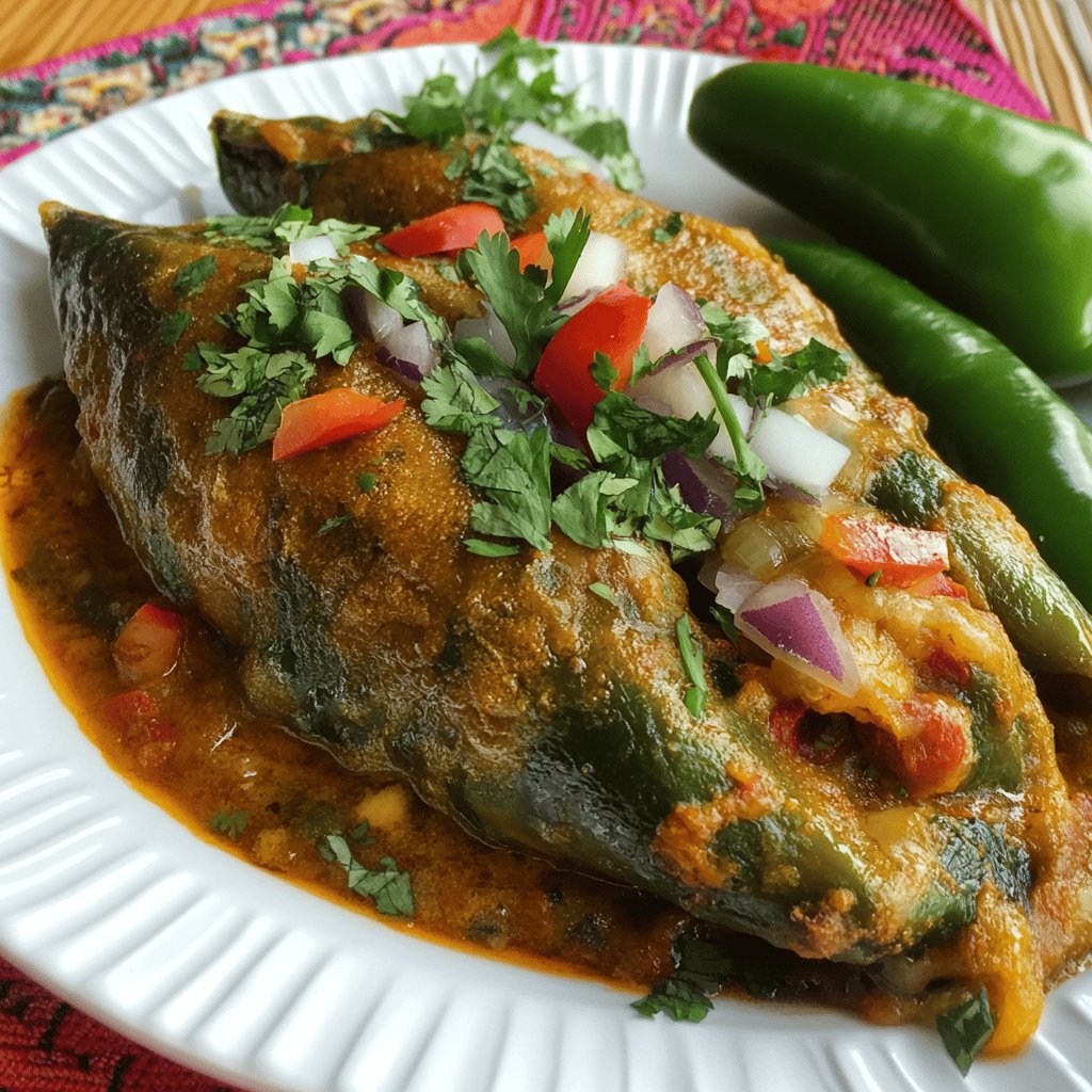 Traditional Chile Rellenos