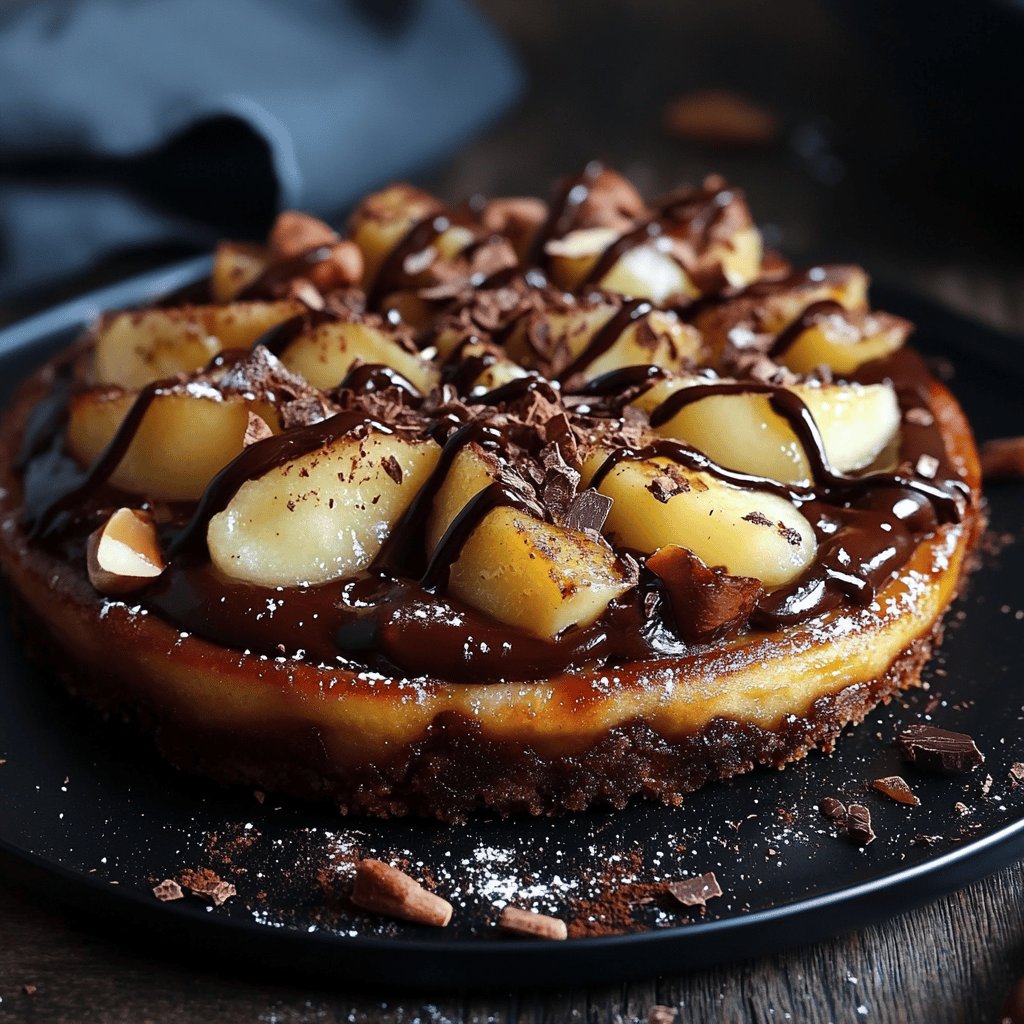 Tarte Poire Chocolat