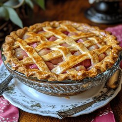 Fresh Rhubarb Pie