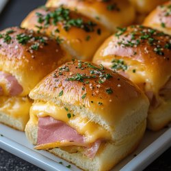 Baked Ham and Cheese Sliders