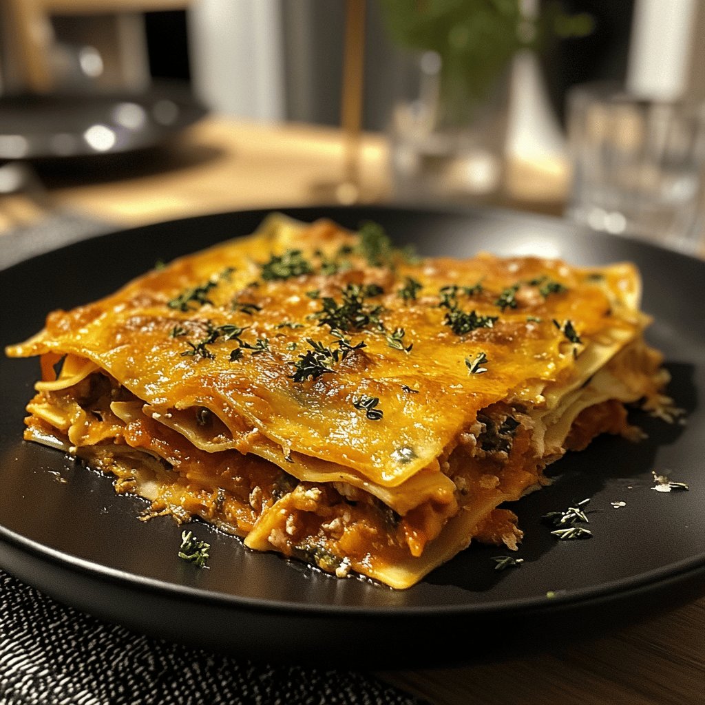 Lasagnes végétariennes faciles