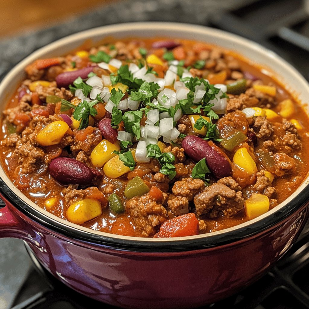 Classic Homemade Chili