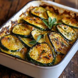 Courgettes fondantes au four