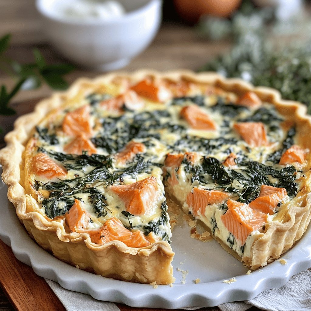 Quiche Saumon Épinards