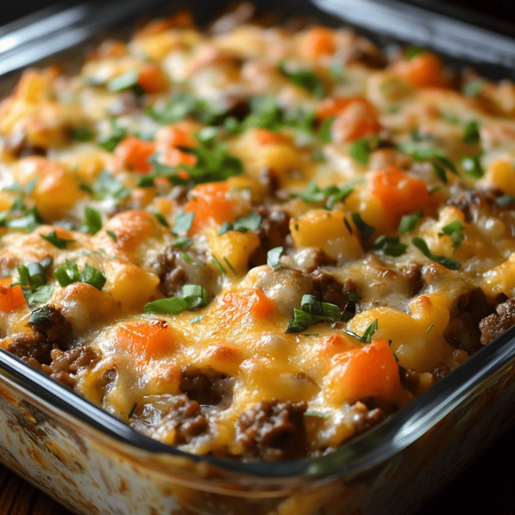 Classic Hamburger Casserole