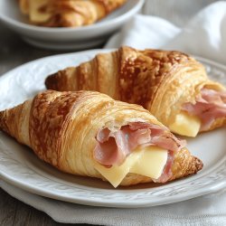 Croissants jambon fromage