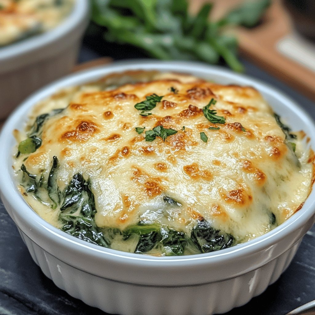 Cheesy Creamed Spinach