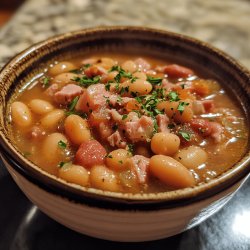 Simple Ham and Bean Soup