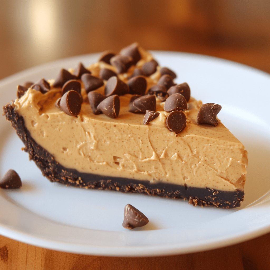 No-Bake Peanut Butter Pie