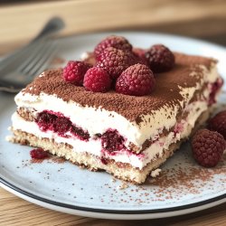 Tiramisu aux framboises inratable