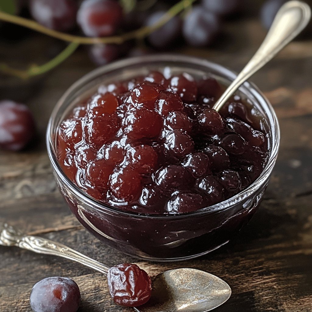 Gelée de raisin maison