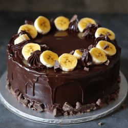 Gâteau fondant banane chocolat