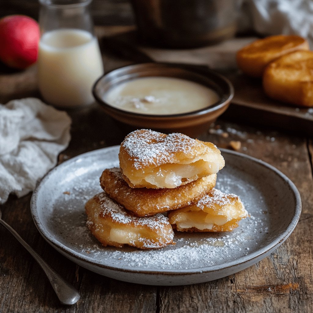 Beignets aux pommes faciles