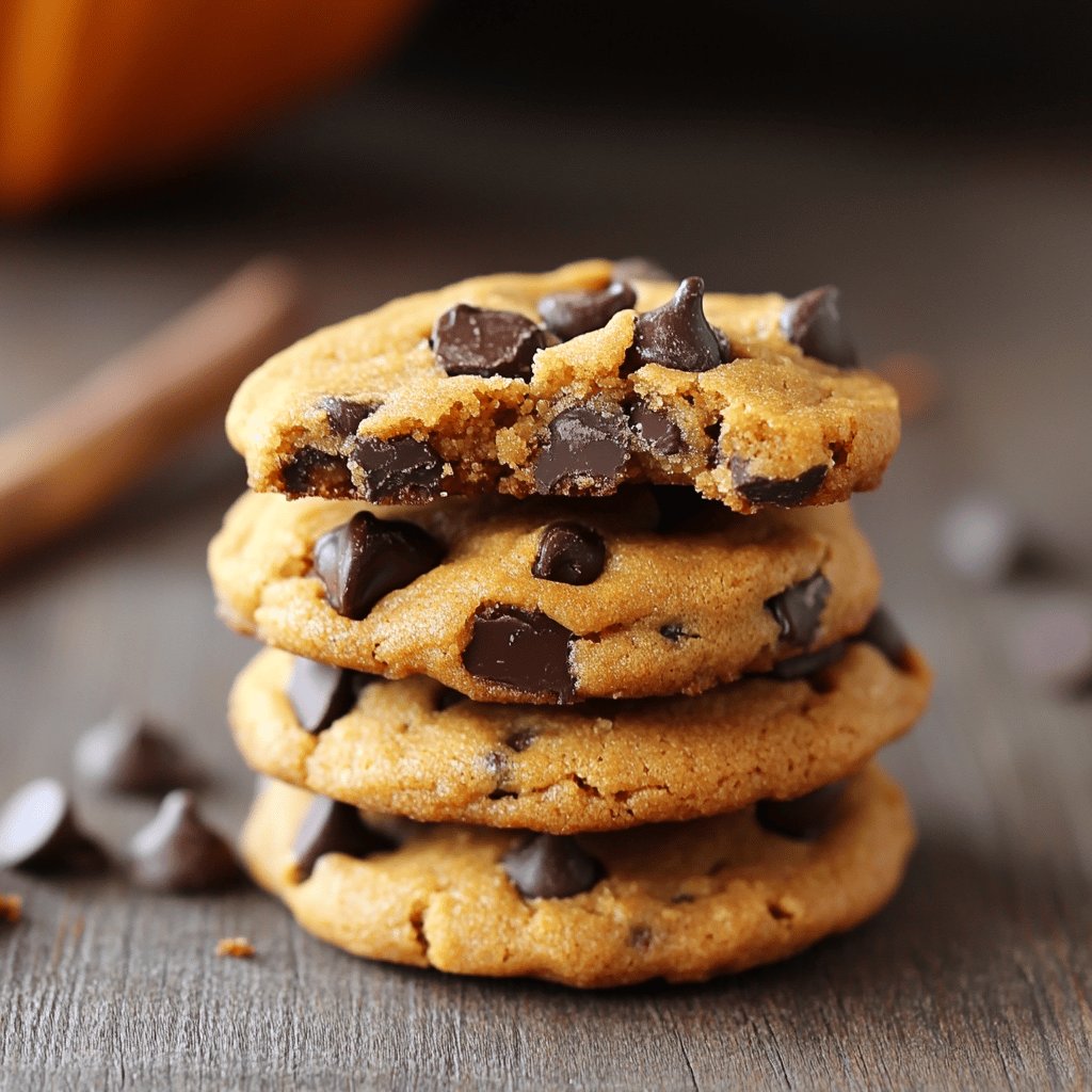 Pumpkin Chocolate Chip Cookies