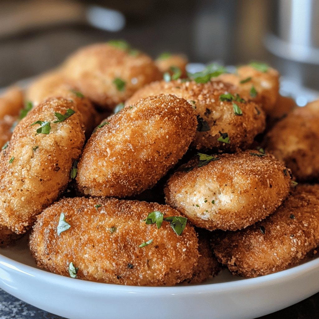 Leftover Chicken Croquettes