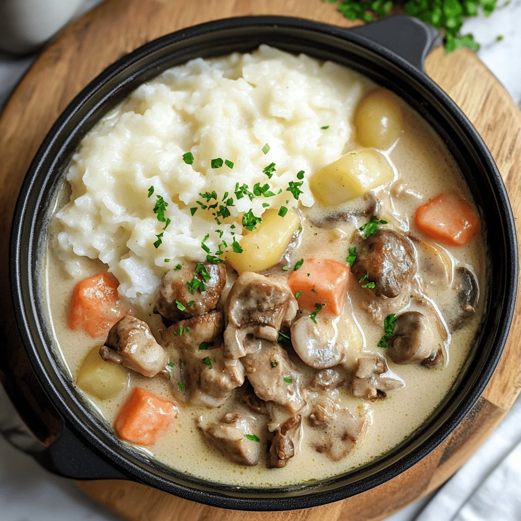 Blanquette de veau facile au Cookeo