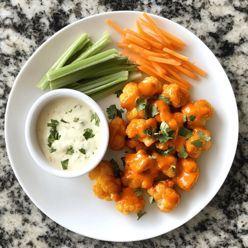 Buffalo Cauliflower Bites