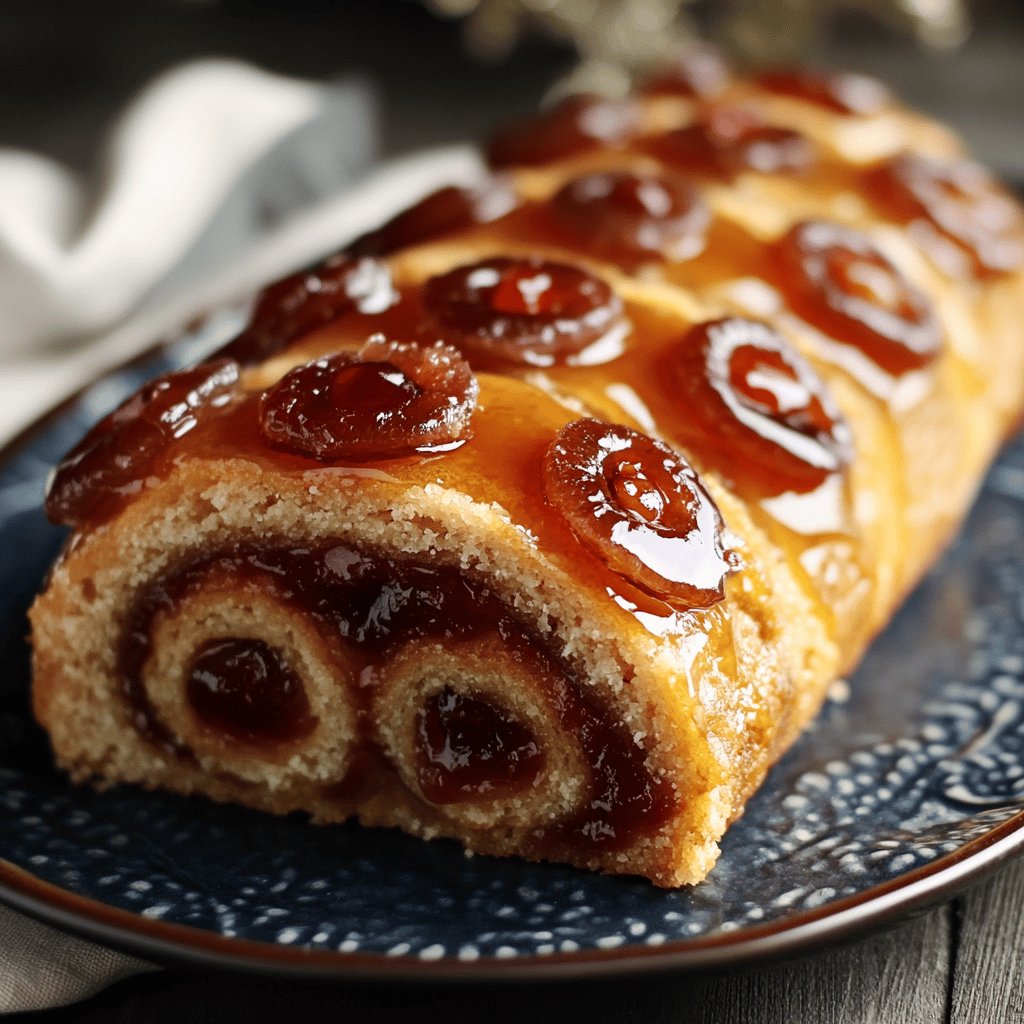 Gâteau roulé à la confiture