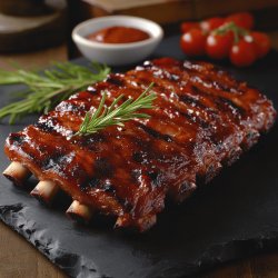 Sweet Smoked Pork Ribs