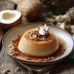 Flan à la noix de coco