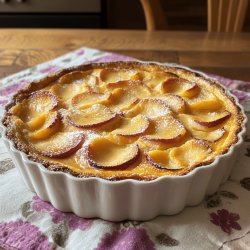 Clafoutis aux pêches